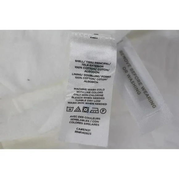 ladies white LOFT dress size XSP - Picture 10 of 10